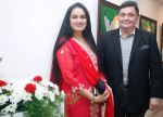 Padmini kolhapure & Rishi Kapoor at Bharat Tripathi